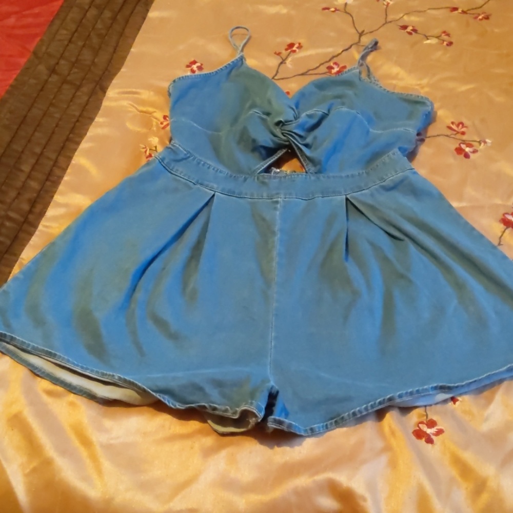 Blue Jean Romper